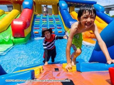 日本唯一のLEGOLAND(R) Japan Resortでのお仕事♪
今年の夏はレゴランドで思い出を作りながら
しっかり稼ぎましょう◎