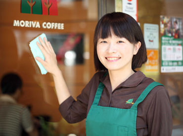 MORIVA COFFEE新横浜アリーナ通りカフェ店 憧れのカフェバイト、始めませんか？
コーヒーの種類や香りなど…
いろんな知識も身につきますよ♪