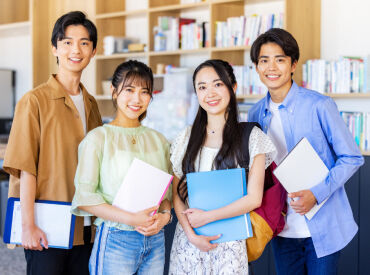 新大学生歓迎★未経験スタートOK♪
週1日~OK!プライベートと両立しながら、自分のペースで働けます♪