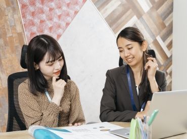 研修中から高時給《1400円》なので
安定した収入をGET