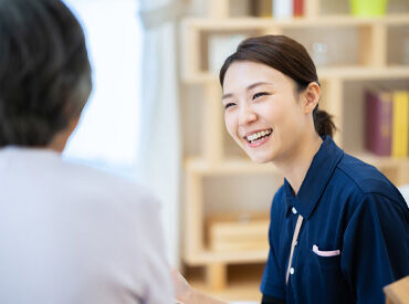 花珠の家よこすか ≪資格を活かせる♪≫
無理なく働ける"日勤"のみ！
お子さんがいる方も安心◎
残業なしなのも嬉しいPOINT♪
※写真はイメージ