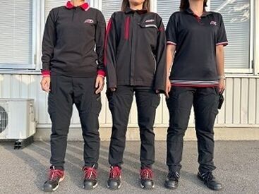 バンダイロジパル静岡営業所 黒を基調としたシンプルでカッコいい制服！