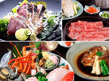 土佐料理 司　高知本店 ＊女性スタッフ活躍中＊
おしゃれで趣のある着物で働けます☆*
着物以外の制服をご希望の方はご相談ください！