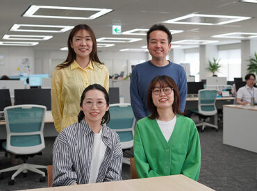 株式会社マイナビBX 大阪センター 20～40代スタッフ活躍中！
経験豊富で優しい先輩が時間をかけて丁寧にお仕事を教えます♪