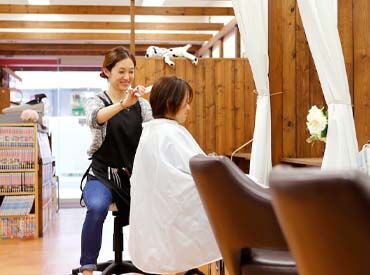 お客様お一人おひとりと向き合えるお店です！
有休も取りやすいので、長く続けやすい環境♪