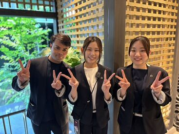 THE　BLOSSOM　KYOTO 海外からのお客様も多数！語学力を活かしたい方も大歓迎！
あなたの英語力が、お客様の笑顔につながる瞬間を実感できます♪
