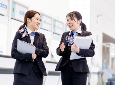 空港内でのお客様の受付・ご案内・お見送り業務☆彡
未経験の方でも大歓迎です!!
※他の空港の写真となります