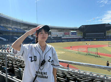 株式会社千葉シミズ　※浦和エリア ＜大学生・フリーター活躍中♪＞
会場の盛り上がりを一緒に体感しよう♪
好きな日程・イベントを選べるところもポイント◎