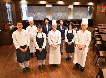 ANA クラウンプラザホテル新潟 学生～主婦まで幅広い年代が在籍。
未経験の方も安心してください！