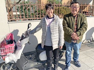 とても気さくな店長の松田さん♪
新聞配達が初めてでも安心してくださいね!
Wワークや学生さんも活躍中!