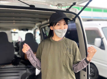 食品や日用品など普段スーパーで買うものを配送◎
重いのもはほぼナシ★
荷台を使って運ぶので体の負担も軽減♪
