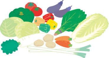 農家のみなさんが心をこめて作った野菜や果物たちがいっぱい♪むずかしい作業はないので、ご安心くださいね!