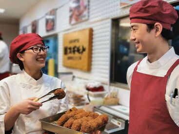 お肉の専門店スギモト　テラスウォーク一宮店 まずは商品を笑顔でお渡しできればOKです♪
難しいことはありませんので、初めての方でも安心して作業していただけます！