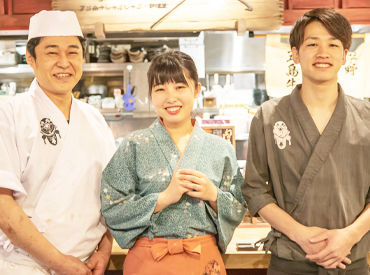 梅田駅・北新地駅スグ！＼未経験大歓迎♪／
美味しい食事補助や社割など働くスタッフさん限定の特典多数！