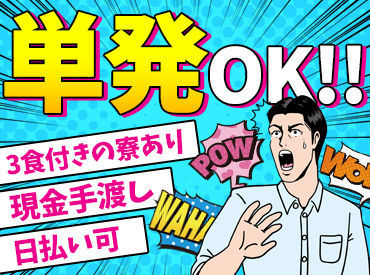 現場はワイワイ楽しい和やかな雰囲気◎先輩スタッフも頼りになる人ばかり！
分からないことは何でも聞いてください！！
