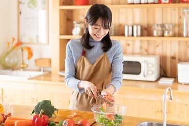 一般的な家事をお任せ♪
週0~OKなので
働き方はイロイロ★
自分の予定を優先できるのも魅力なんです◎