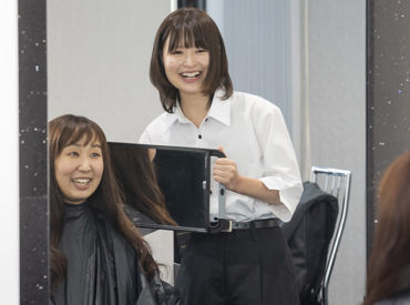株式会社ハクブン　HAIR SALON IWASAKI 沖縄小禄店 30～40代が活躍しているヘアサロン♪子育て・家事・介護etc「上手く両立できるかな」という方もまずはご相談下さいね◎