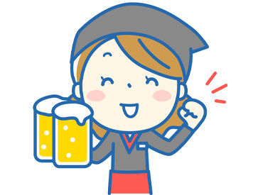 **クロステラス盛岡 2階**
駅チカなので通勤もラクラク☆
ディナータイムSTAFF大募集！