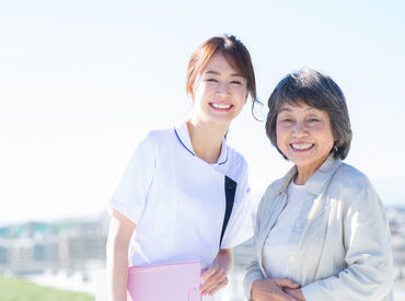 住宅型有料老人ホーム 福寿よこはま都筑（株式会社日本アメニティライフ協会） ≪人間関係の悩みなし*≫」
「馴染めるかな…」
そんな心配はいりません!
気さくで優しいスタッフばかりです◎
※写真はイメージ
