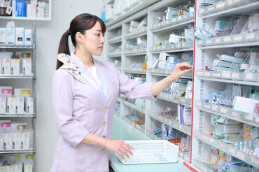 山梨中央薬局 山梨店[227] オリジナル商品などに使える"社割"あり！
綺麗な薬局内でのお仕事で環境も◎※画像は系列店