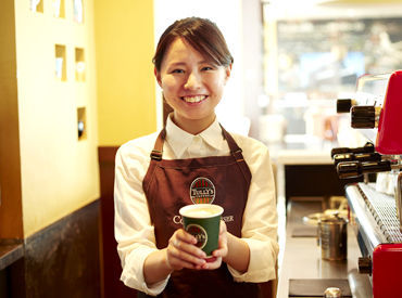 タリーズコーヒー ワイプラザ新保店 ～プライベートと両立しやすい★～
自己申告制だから働きやすさバツグン♪
《学生さん歓迎です！》