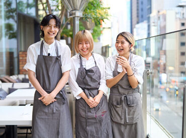 MERCER　BRUNCH GINZA TERRACE 11 <20～30代のスタッフが多数活躍中！>
平日のお昼のみなど、スポットで勤務できる方
主婦(夫)さんも歓迎します♪