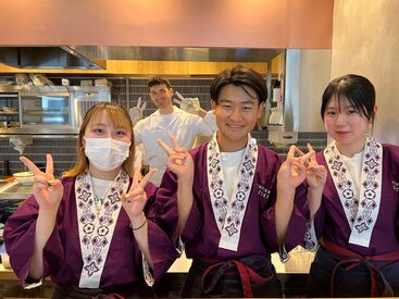三代目　天ぷらすずき 髪色、髪型、ピアス全部自由！
自分の好きなスタイルで働きませんか？
シフトの調整もOK◎
プライベートも全力で応援します！