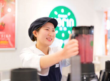 V2&M by Fruits Bar AOKI　イオンモール松本店 未経験OK！ お仕事は優しく丁寧にお教えします♪Wワークや副業にもピッタリです◎