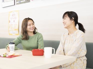 休憩室完備◎
仮眠室など設備も充実しています