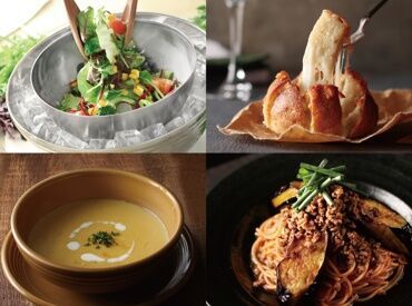 ピエトロ　国立店 ／
あの"おじさんのドレッシング"が
トレードマークのイタリアン★*
＼
接客や料理未経験から始めたスタッフも活躍中♪