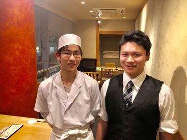横浜駅きた西口から出てスグ♪ご夫婦が営む和食料理屋さん！大学1年生～20代フリーター～主婦(夫)さんが活躍しています。