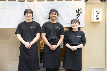 らぁ麺はやし田　渋谷宇田川町店 行列のできる超人気店！
スタッフ同士のフォロー体制もばっちり◎