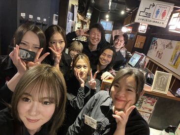 ＊＊　スタッフの仲が良い　＊＊
系列店での横の繋がりも♪