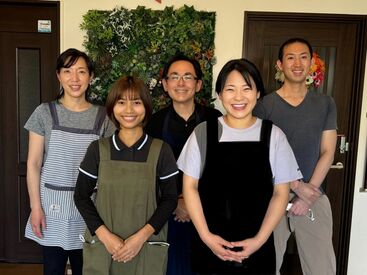花物語のぼりと 近隣の方が多数活躍中♪
家庭や生活リズムに合わせて無理なく働ける環境です！