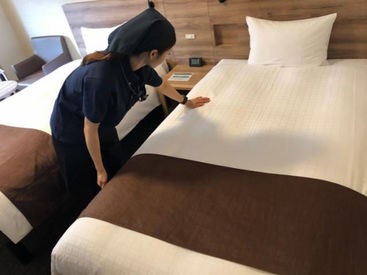 ホテルエミシア東京立川 客室の掃除やアメニティの補充などをお任せ♪
初めての方にも丁寧にお教えしますのでご安心ください◎