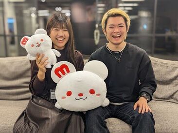 《おしゃれ自由！》
髪色・髪型・ネイル等も自由♪