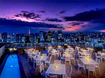 レストラン　ルーク　ウィズ　スカイラウンジ（RESTAURANT LUKE with SKY LOUNGE） 面接時、ドリンク無料でお出しします★
東京の景色を一望できるスタイリッシュなお店◆ステキな夜景も楽しめる♪