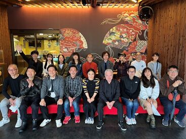 つきよい  休憩中の様子★
まかないも毎日メニューがかわるので大好評
常連さんも多く、働きやすいお店です◎