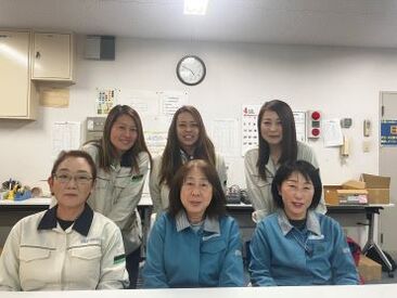 第一環境株式会社　東大阪事業所 仕事のことも育児等プライベートなことも相談できる心強い先輩が沢山
育児に支障をきたさずにイキイキとお仕事していただけます