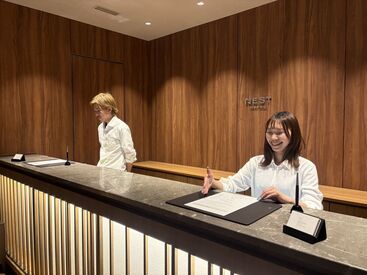 ネストホテル東京半蔵門　 髪色・髪型自由なので
オシャレに稼げちゃいます★
マスクの着用は自由です。