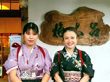 京都 権太呂 岡崎店 ～Kyoto GONTARO～ 明るい色の帯がカワイイ！お仕事はイチから丁寧にお教えするので、バイトデビューの方もご安心ください☆