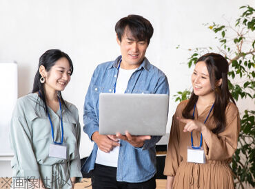 菅野株式会社 ＜簡単なPC操作が出来ればOK＞
サポート体制も抜群なので、イチから丁寧にお教えします◎
※画像はイメージです