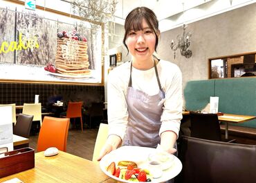 Butter錦糸町店　66 オシャレなパンケーキカフェ★*゜
SNS映え&友達にも自慢できる雰囲気◎
未経験や異業種からの転職にもピッタリ！