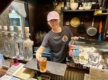 大衆炭火 やきとん ぶった 西院店 深夜帯だけど《週1～OK》
学業・Wワークなど予定と両立しやすい◎
半月1回LINEからシフト相談も可能です♪
＜短期もOK！＞