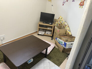 ≪子育て応援/子ども部屋あり≫
土日のみ勤務の方もご利用いただけます★
※小学生以上の方対象