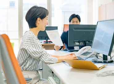 ◆平日週3日~
◆午前のみor午後のみOK!
家事の合間に働けるからパート復帰にもオススメ♪
手厚いフォローもあるから安心◎