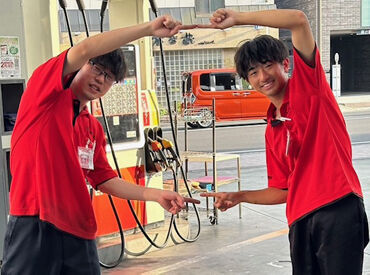 株式会社丸大石油　清水駅前SS フルサービスのガソリンスタンドなので、お客様と接することが多めです♪
会話を楽しみながら接客できる方にオススメ★	