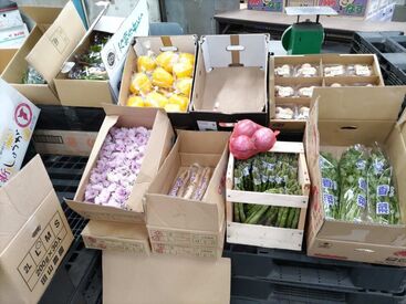 株式会社東青卸センター このように野菜やフルーツを仕分けして頂きます◎
<シンプル>×〈もくもく〉作業なので
自分のペースで作業できます★