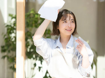 清掃未経験さんも慣れるまでは丁寧に指導します◎
難しい作業は少ないので安心してくださいね♪
※イメージ画像