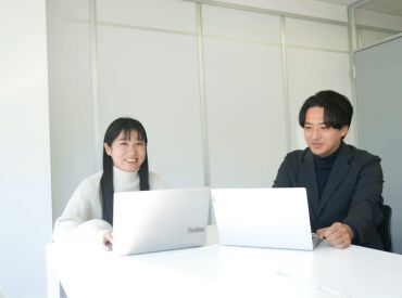 少数精鋭の会社なので、分からないことがあれば周りの人がすぐに教えてくれます♪